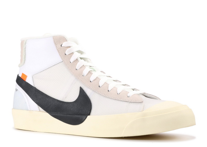 Authentic OFF-WHITE x Nike Blazer Mid White GS